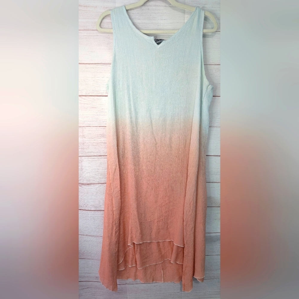 Nwot  Cherie Bliss Ombre Crepe Dress 👗 Xl